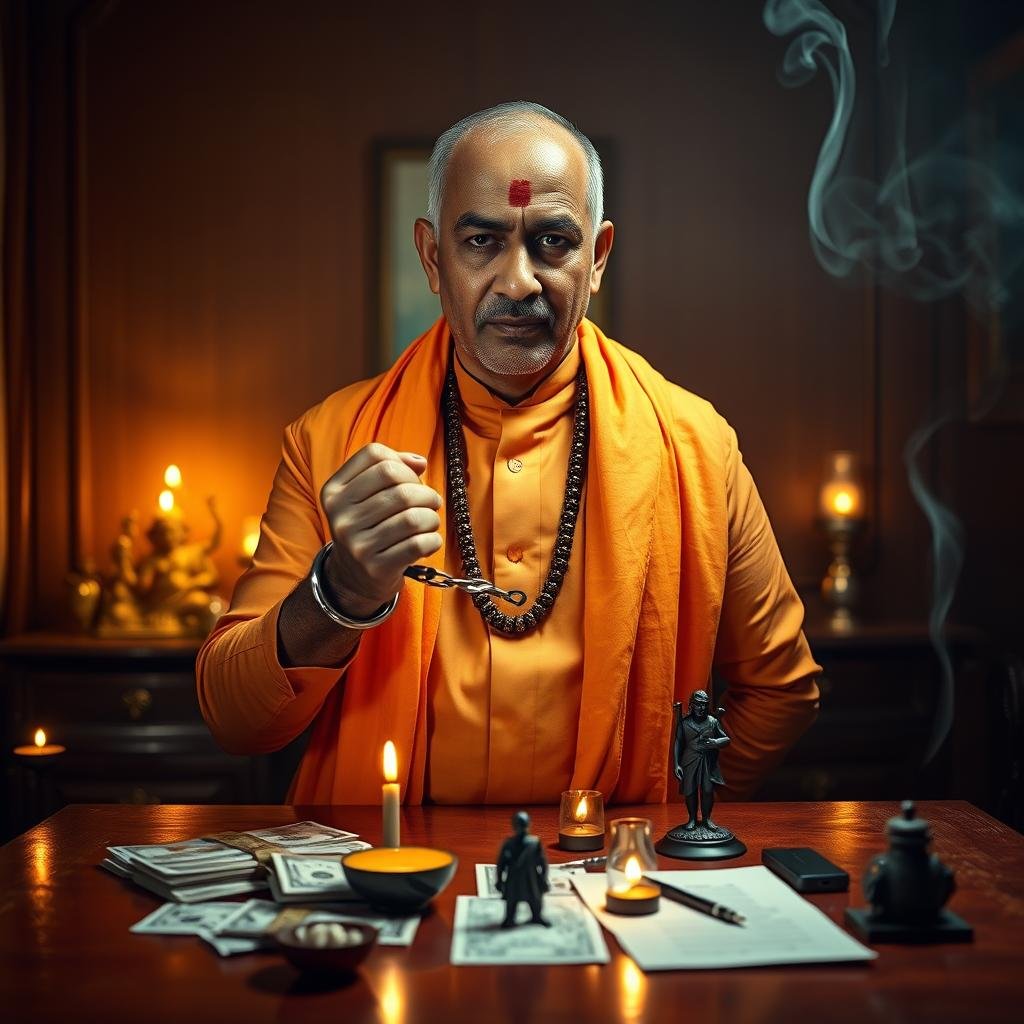 ఆధ్యాత్మిక ముసుగులో చీకటి దందా: 20 లక్షల మోసం, చేతబడి బెదిరింపులు – ఎన్నారై పూజారి అరెస్ట్!