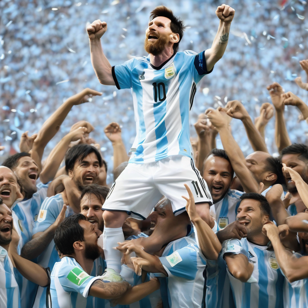 FIFA ప్రపంచకప్: మెస్సీ సేన గర్జన! ప్రిక్వార్టర్స్‌లో అర్జెంటీనా అడుగు!